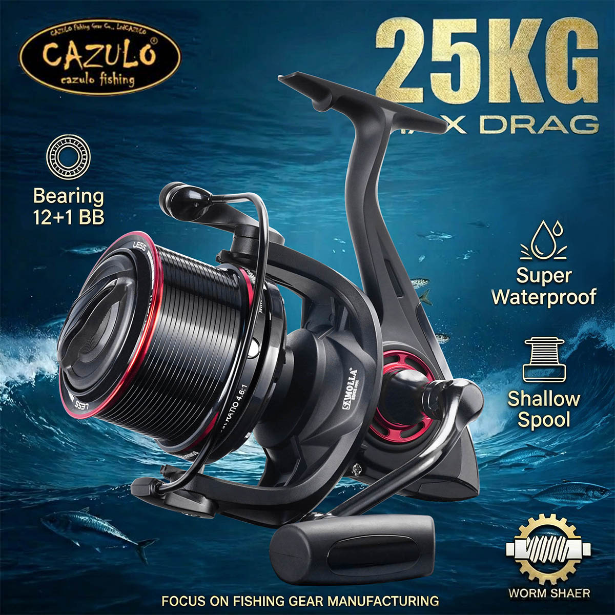 Daiwa Reel Bg - Moulinet de pêche à lancer longue