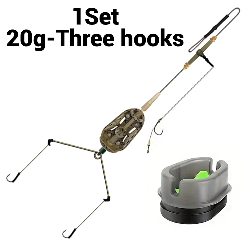 Fishing Hook Assortment - Plate-forme à cheveux pour carpe pré-nouée