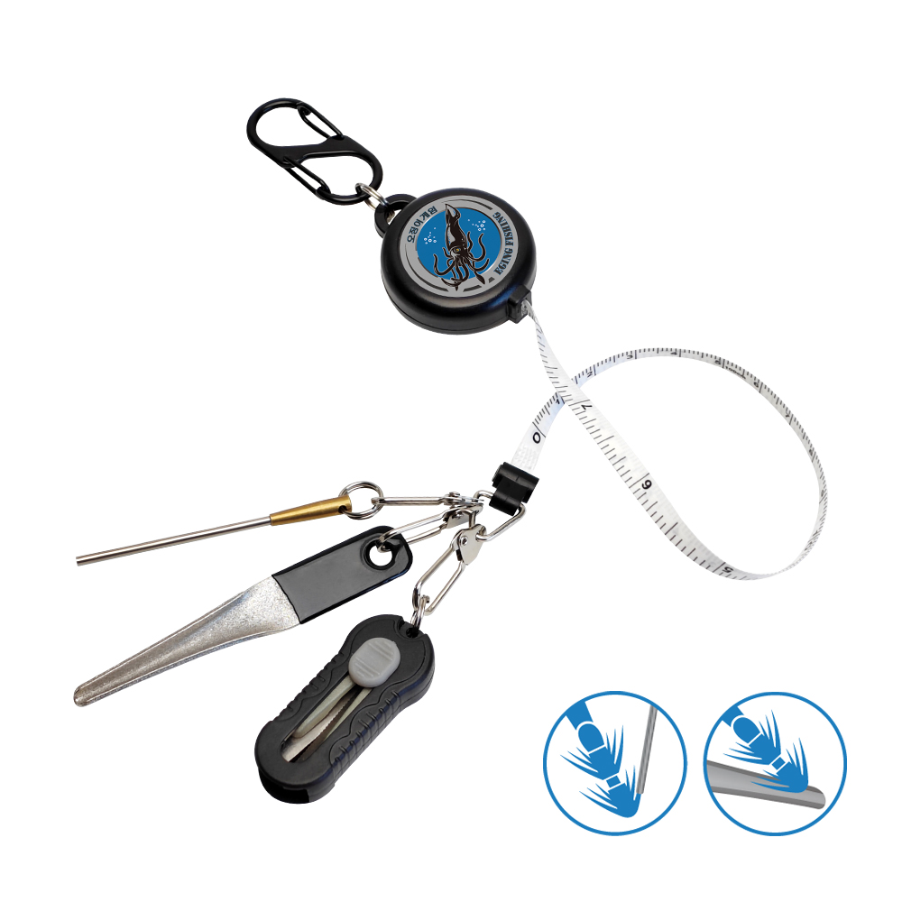 Fishing Hook Sharpener - Kit de pêche au calamar 4-en-1