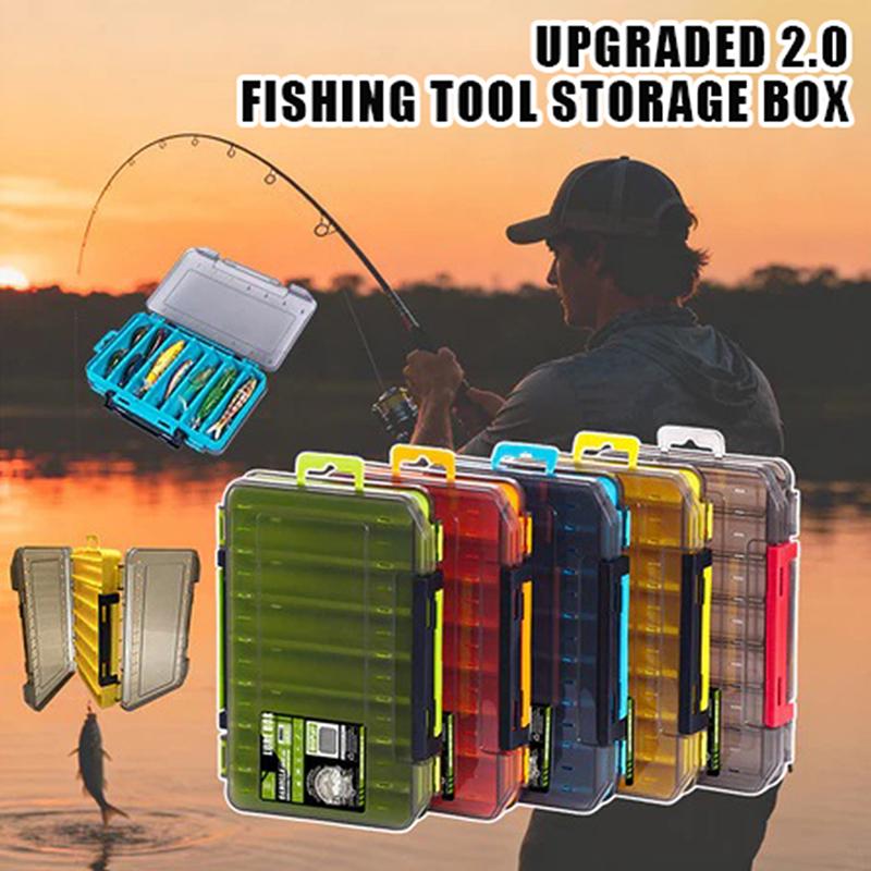 Fishing Hook Box - Boîte à pêche compacte double face