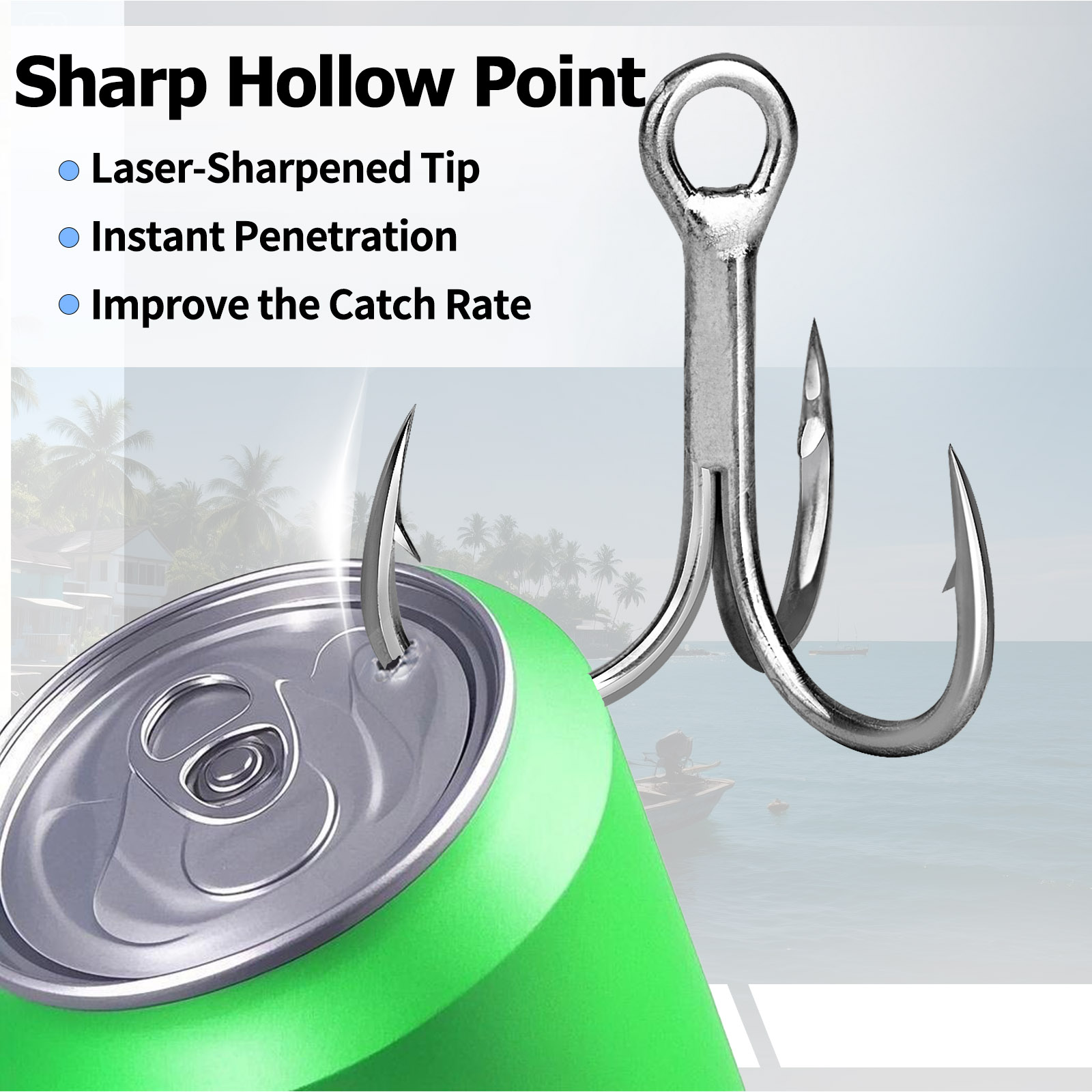 Hameçons triples 9KM pour eau  - Fishing Hook Assortment avis et prix