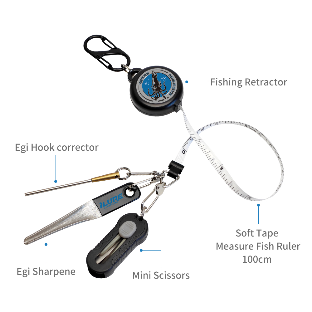 Kit de pêche au calamar 4-en-1 - Fishing Hook Sharpener avis et prix