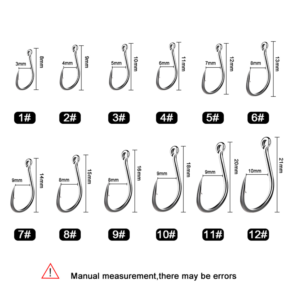 FTK 50-100 pièces hameçon de p - Fishing Hook Barbless avis et prix